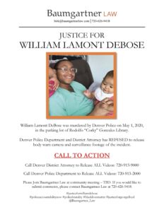 Poster for William Lamont Debose in White